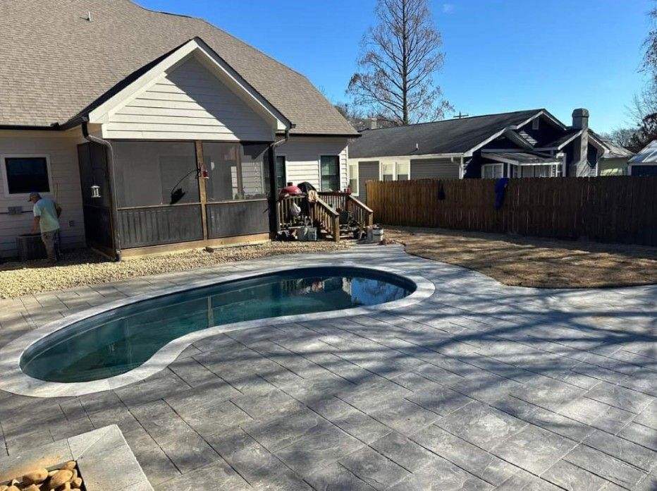 Finished concrete flatwork — Cox Concrete & Excavation